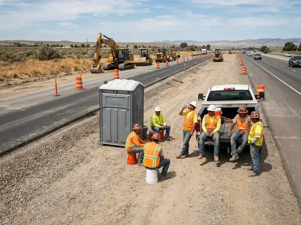 highway-road-construction-crew-007 — frequently asked questions, Porta Potty and Restroom Rentals in Filer, ID